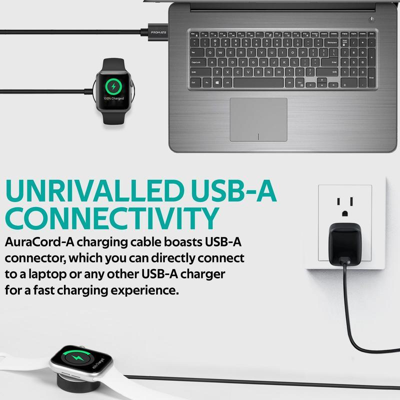 AuraCord-A USB Charging Cable for Apple Watch