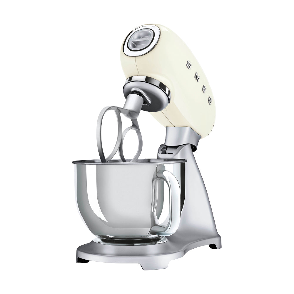 Smeg Retro Stainless Steel Stand Mixer with SS Bowl