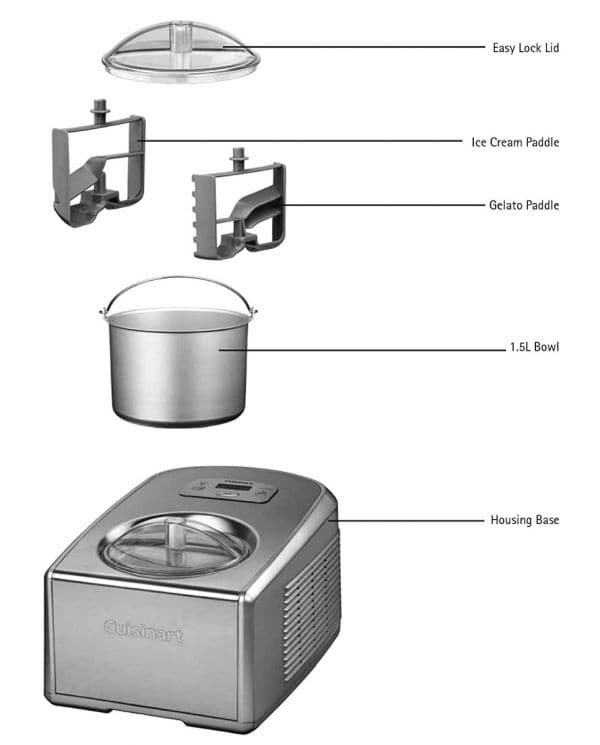 Cuisinart Professional Gelato and Best Ice Cream Maker