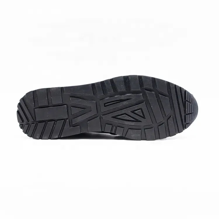 Hot Selling Men Sneaker Fashionable Black Antiskid Rubber Sole Breathable for Running