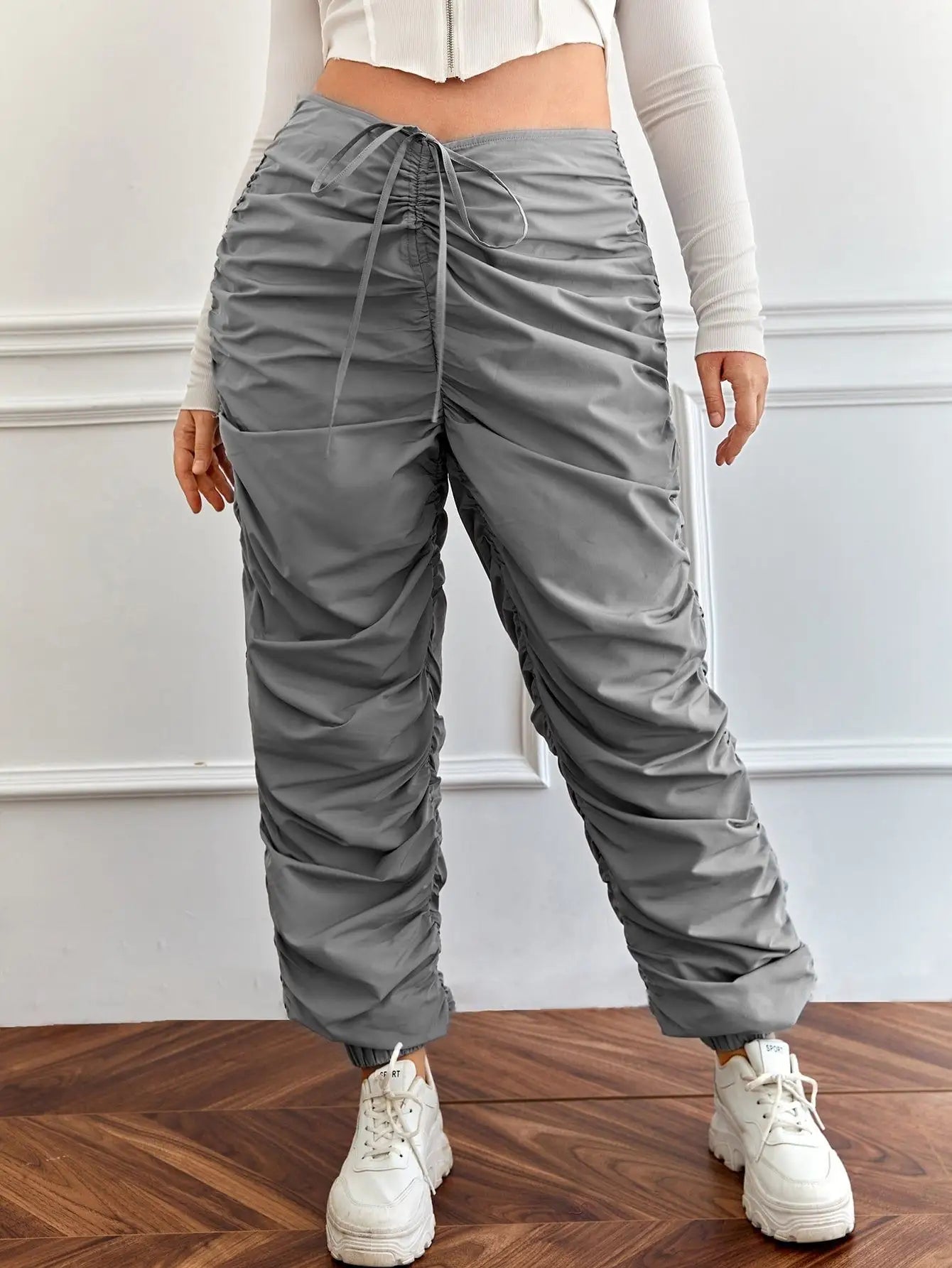 Paint Track Baggy Sweat Pants Custom Heavyweight Cotton Blank French Terry Stacked Flared Sweatpants Stacked