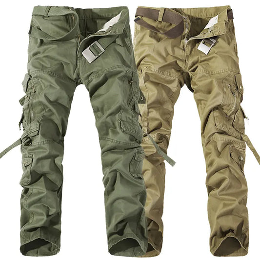 Hot Sale Autumn Men Cargo Pants Camouflage Trousers Camouflage For Men 7 Colors Pocket Tooling Men