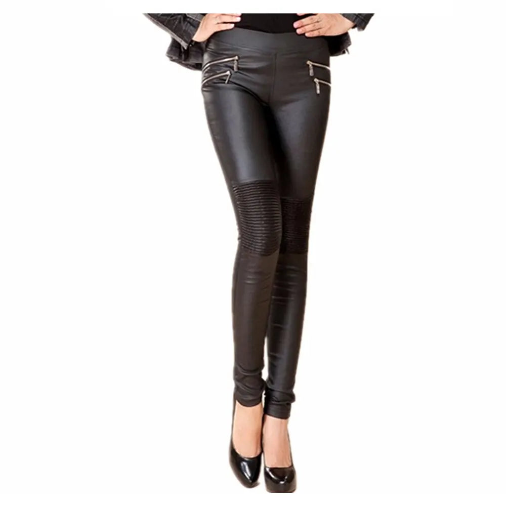 Top Quality Genuine Leather Women's pant