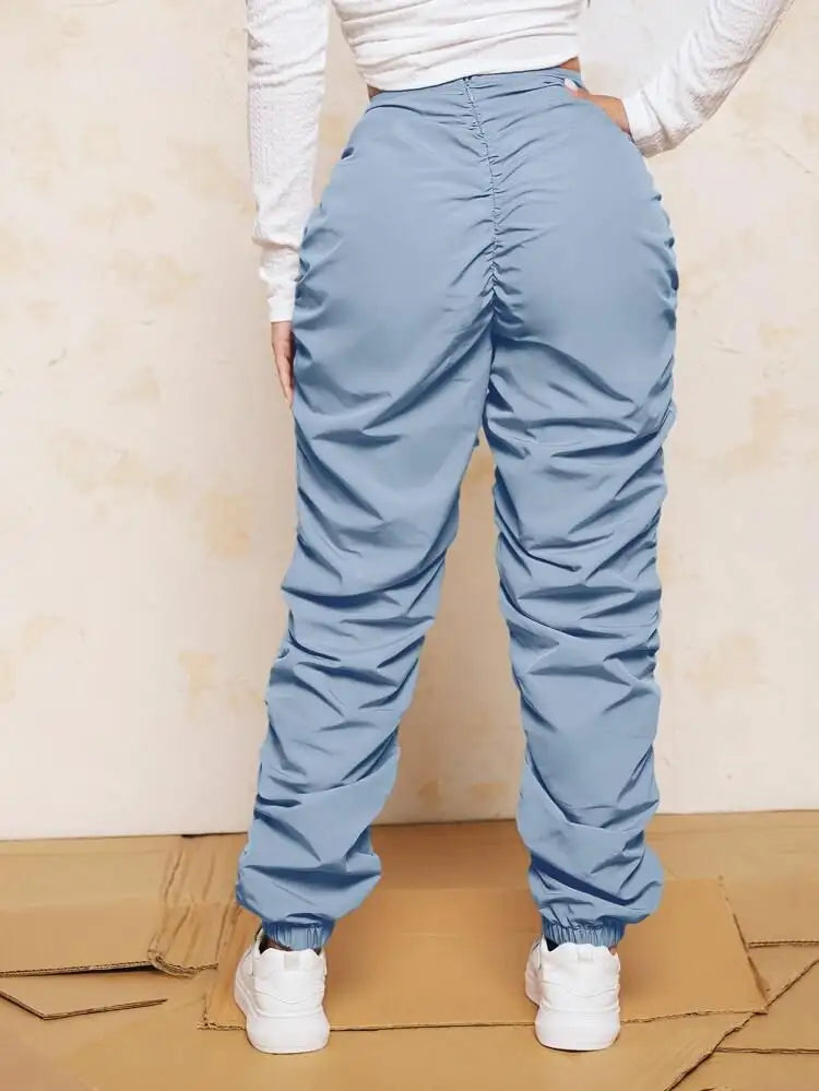 Paint Track Baggy Sweat Pants Custom Heavyweight Cotton Blank French Terry Stacked Flared Sweatpants Stacked