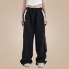 Casual Joggers Trousers Streetwear Sports Wide Leg Y2k Sweatpants High Waist Women