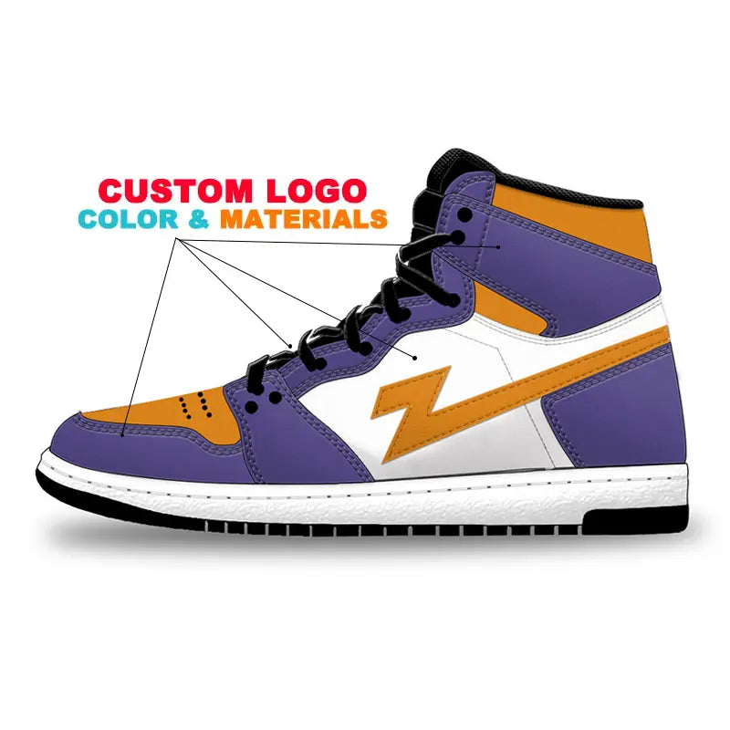 High Top Low Custom Logo Brand Genuine Leather Manufacturer Women Men Private Label Fashion Casual Sneakers