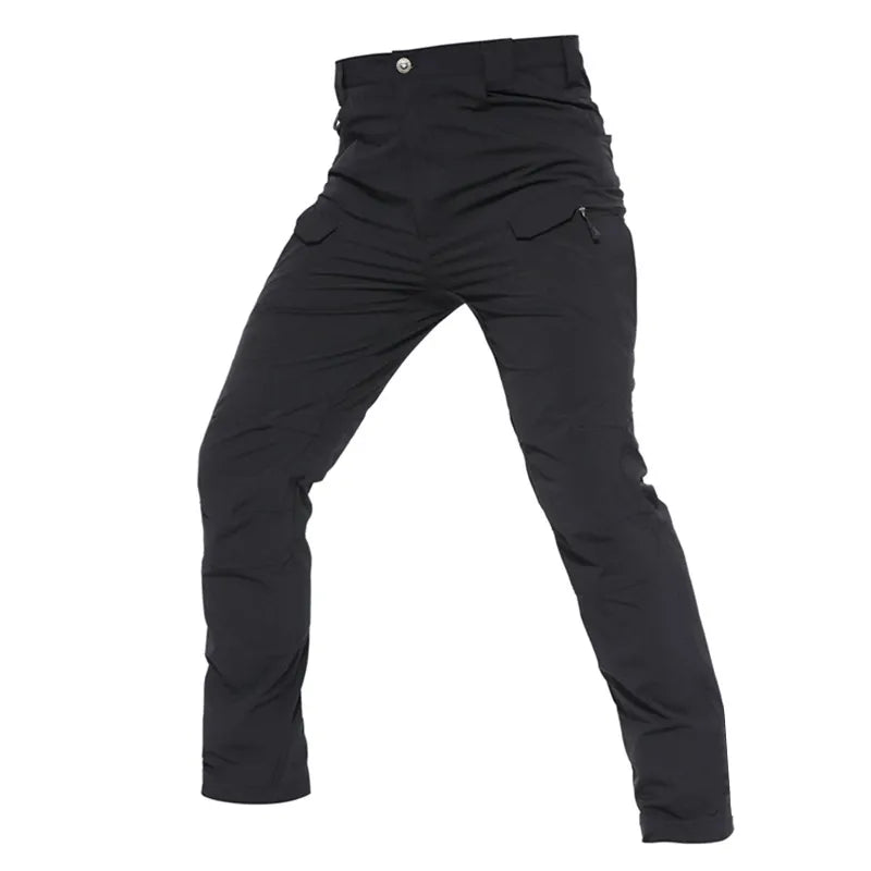 Men's Tactical Pants Waterproof Quick Dry Pant Summer Thin Spandex Stretchy Trousers