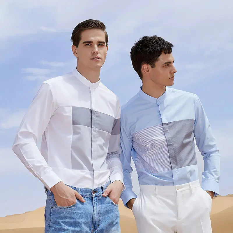 MUYASEN Shirt Factory Customized Shirt Business And Leisure Trend Of Men's Long-Sleeved For Work