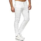 Street Wear Men's Denim Jeans Pant with White Colors for Sale with OEM Wholesale And Cheap Price Men Jeans