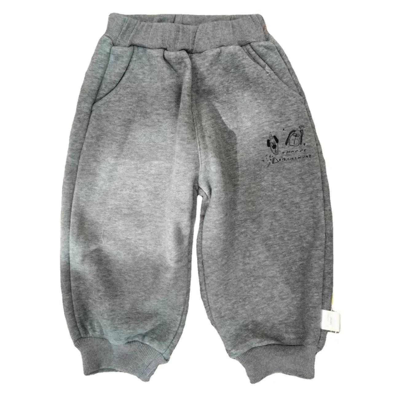 Autumn Boys' Sweatpants Comfortable Loose Style With Stretch Cotton Puppy Printed Casual Trousers Set Supply