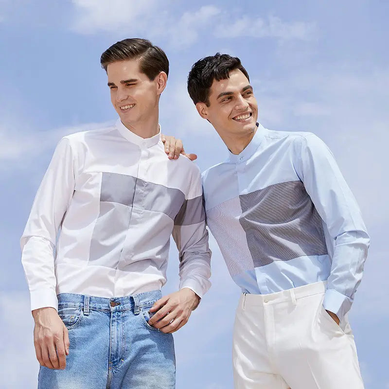 MUYASEN Shirt Factory Customized Shirt Business And Leisure Trend Of Men's Long-Sleeved For Work