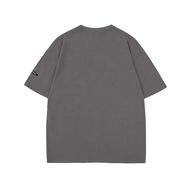 Nicestart Streetwear Manufacturer Plain T Shirt Boxy Fit Oversized Blank 100 Cotton Men Graphic Tees