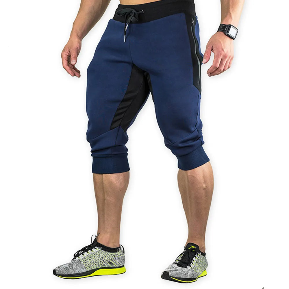 Wholesale Manufacturer 3/4 Men's workout bodybuilding clothing OEM GYM fitness sweatpants joggers