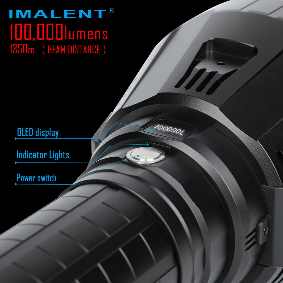 IMALENT MS18 Flashlight LED 1,00,000 Lumens