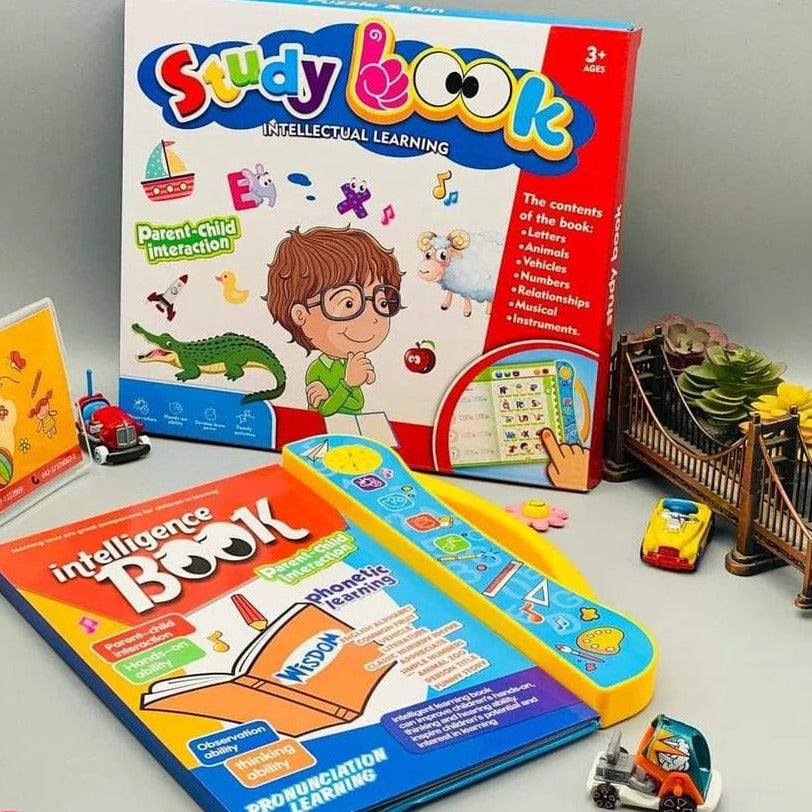 ����Intelligence Book ||  Musical Educational Phonetic Learning Book 3 + Year Kids