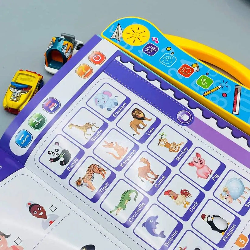 ����Intelligence Book ||  Musical Educational Phonetic Learning Book 3 + Year Kids