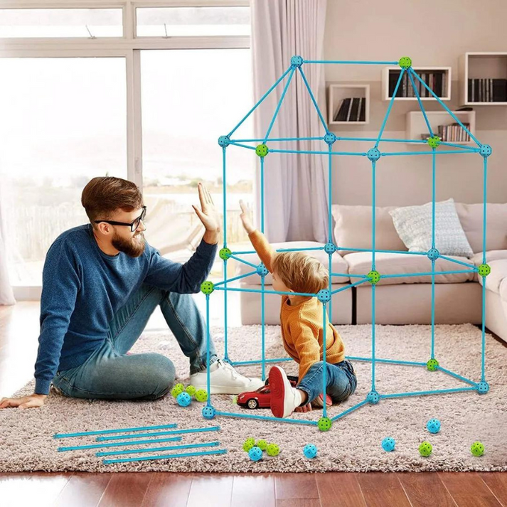 ����Kids Fort Building Kit - Ultimate Indoor/Outdoor Theme Game�������������