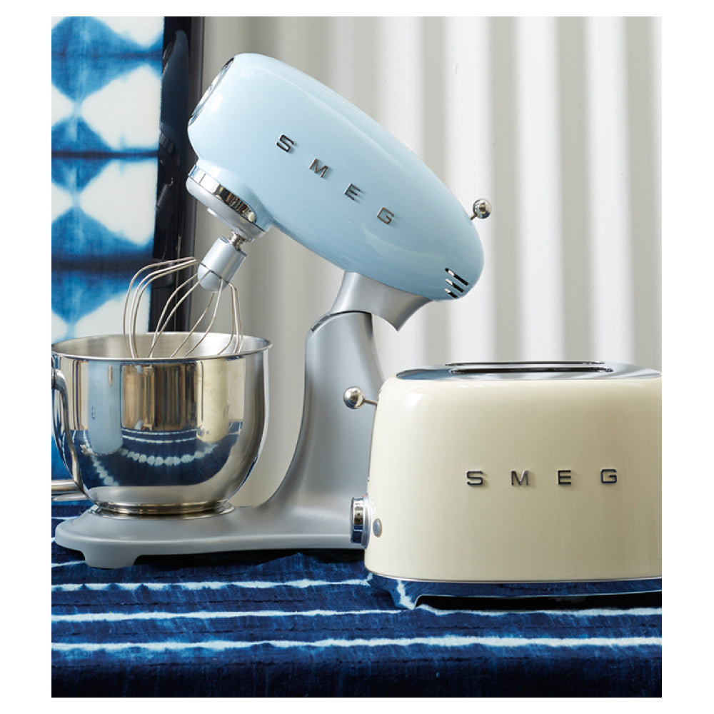 Smeg Retro Stainless Steel Pop up 2 Slice Toaster