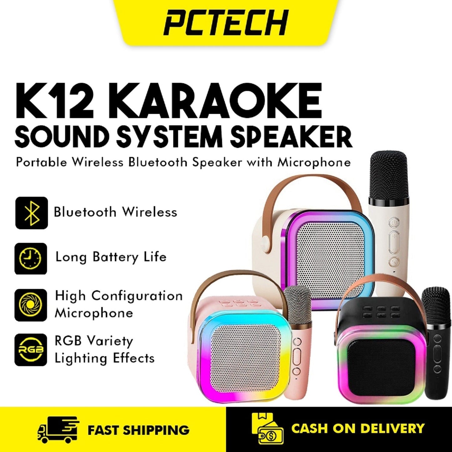 ����Wireless K12 Bluetooth Speaker with Wireless Microphone ����