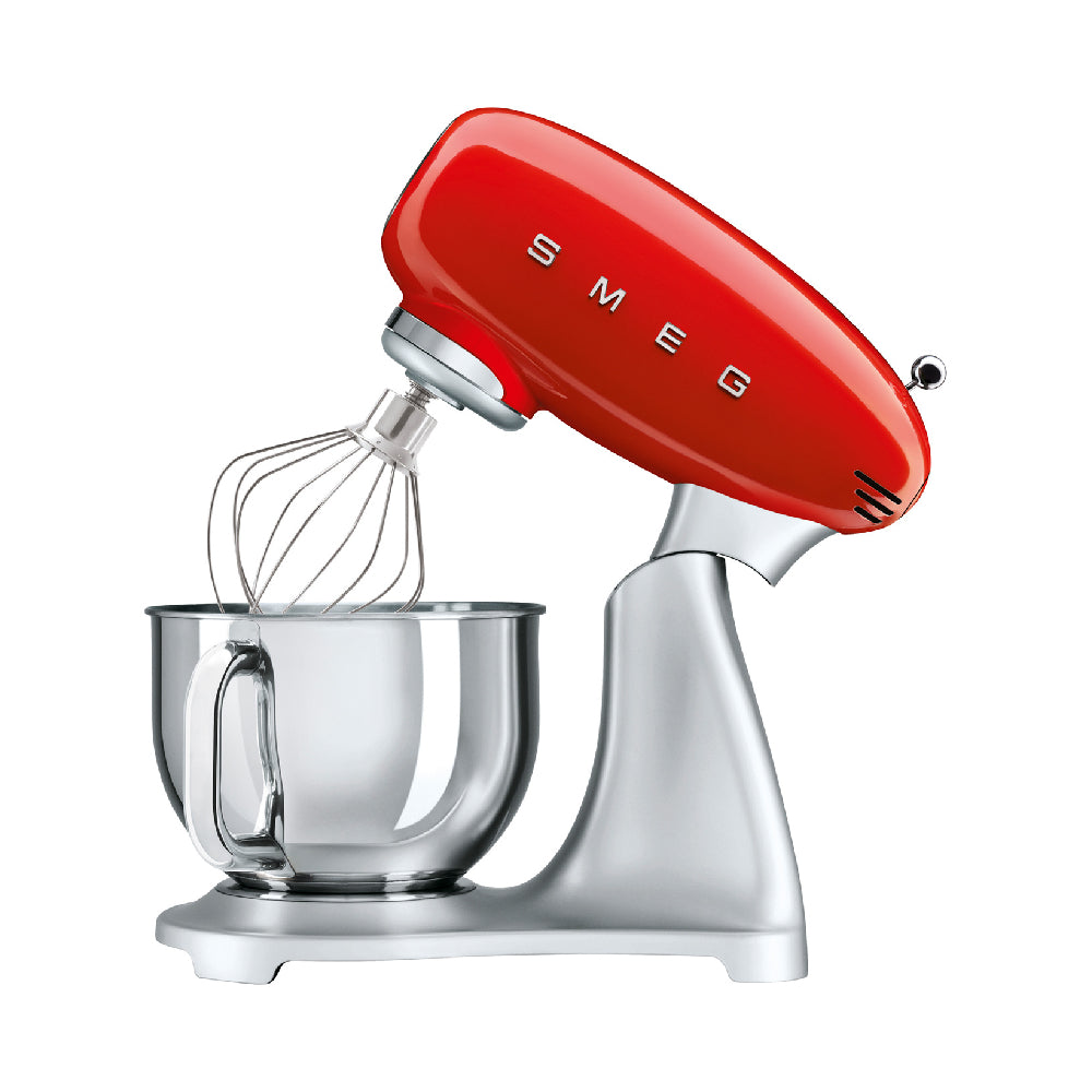 Smeg Retro Stainless Steel Stand Mixer with SS Bowl