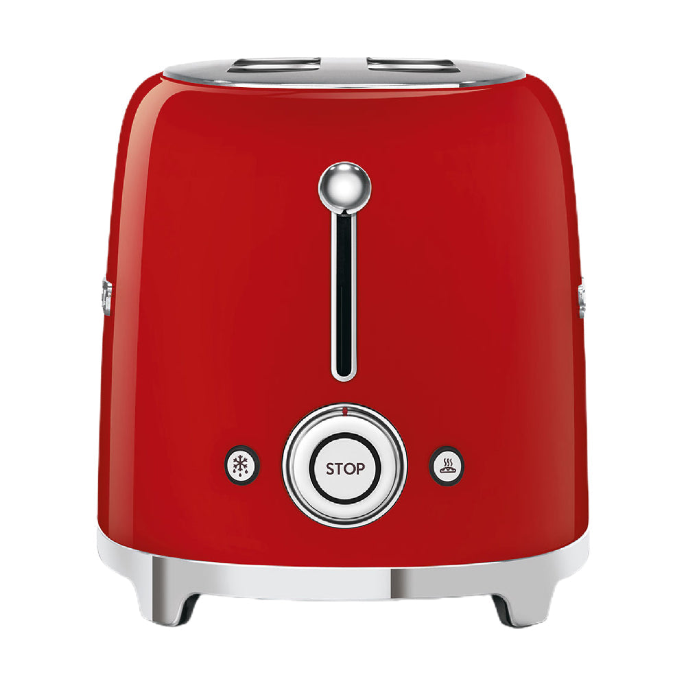 Smeg Retro Stainless Steel Pop up 2 Slice Toaster