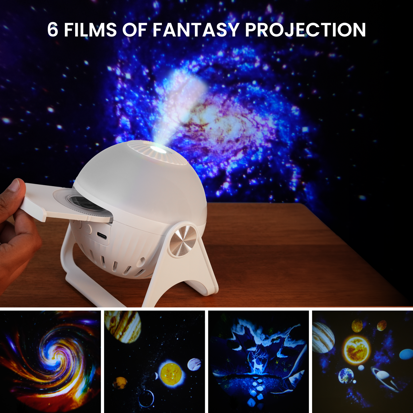 Planetarium Projector, 6 in 1 Galaxy Projector Night Light