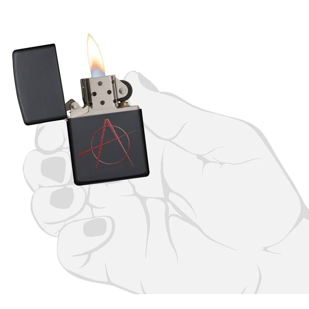 Zippo Anarchy Symbol lighter 20842