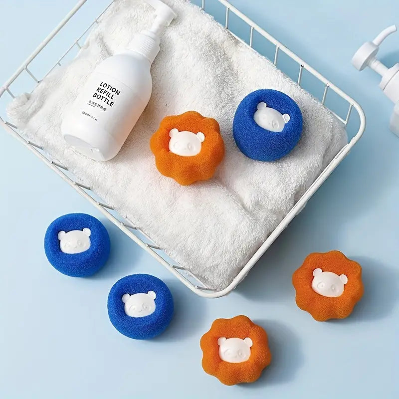 ����Reusable Washing Machine Hair Remover, Pet Remover Balls for Laundry Dryer Washing����(Pack Of 6 Balls)