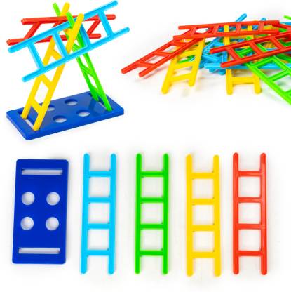 ���Ladders Balancing Game ||Stacking & Balancing Skill Game ||����18 Pcs Toys Set����