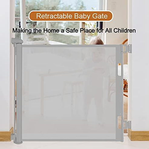 Retractable Baby Safety Gate Kit for Toddlers Babies & Pet Dogs ����