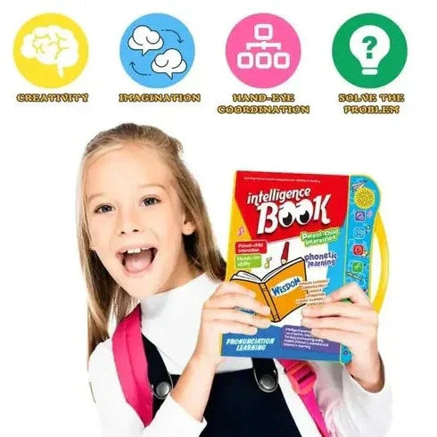 ����Intelligence Book ||  Musical Educational Phonetic Learning Book 3 + Year Kids