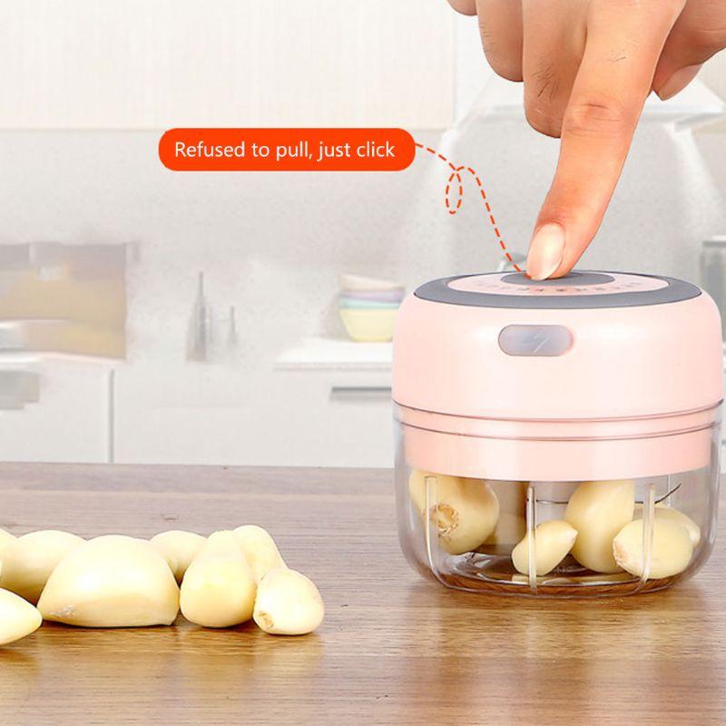 Cordless Palm sized Lovely Mini Food Chopper for Garlic