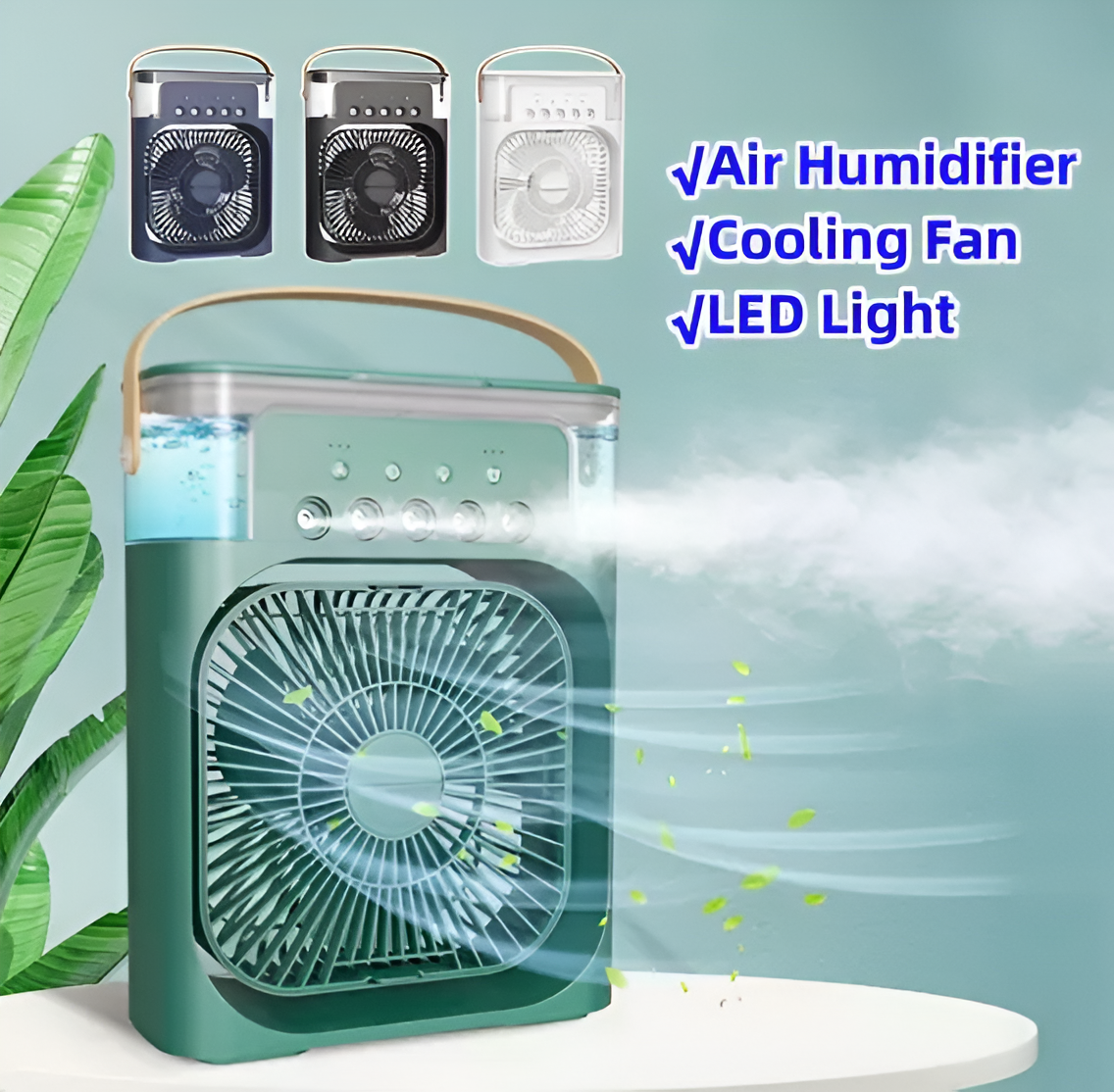 Portable Air Cooler Mist Mini Table Fan