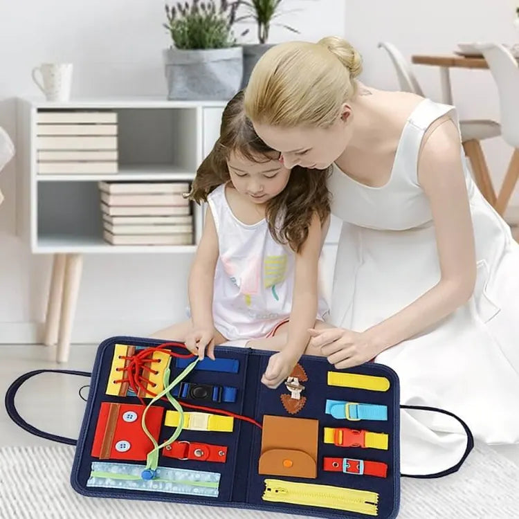 ����busy board for Children || Educational Activity Sensory Book