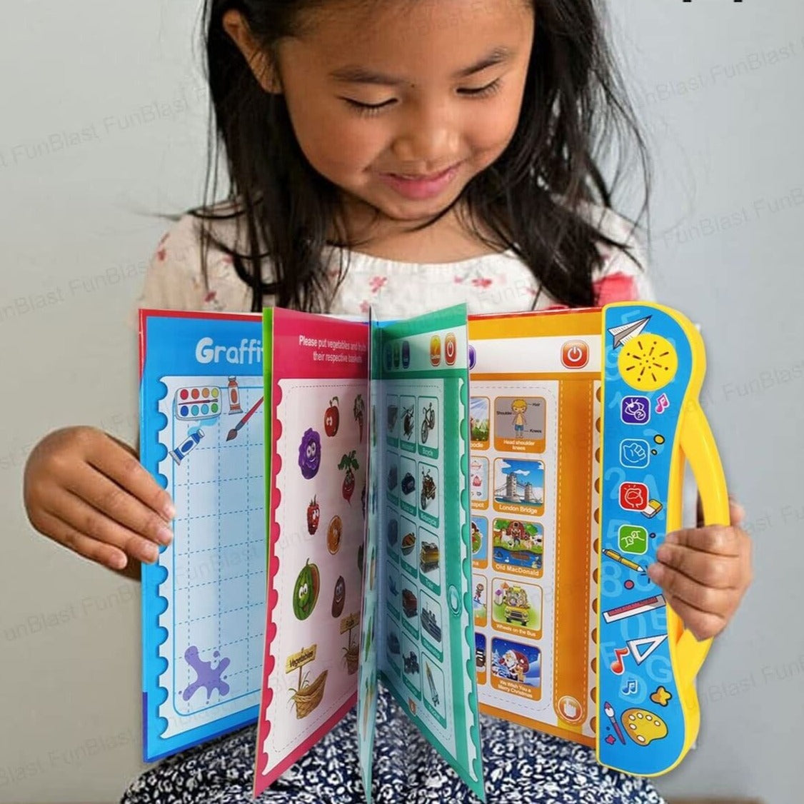 ����Intelligence Book ||  Musical Educational Phonetic Learning Book 3 + Year Kids