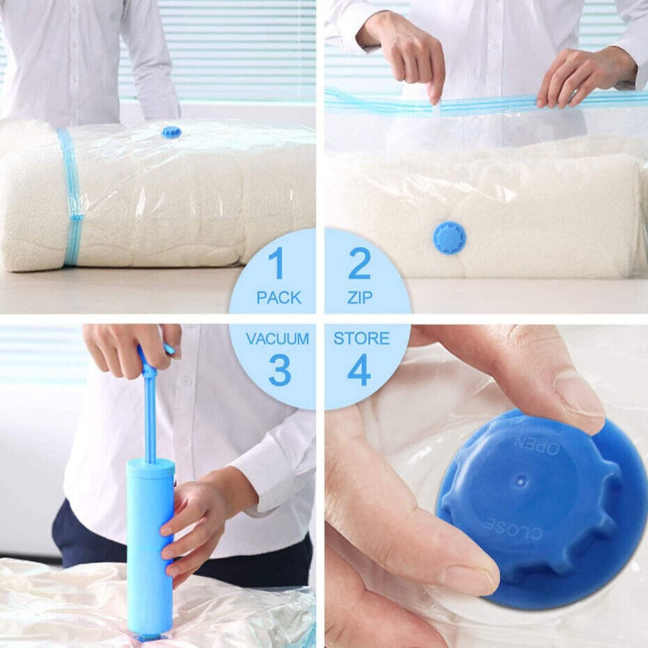 ���Space Saving Storage Vacuum Bags (Pack of 5 & 1 hand Pump)