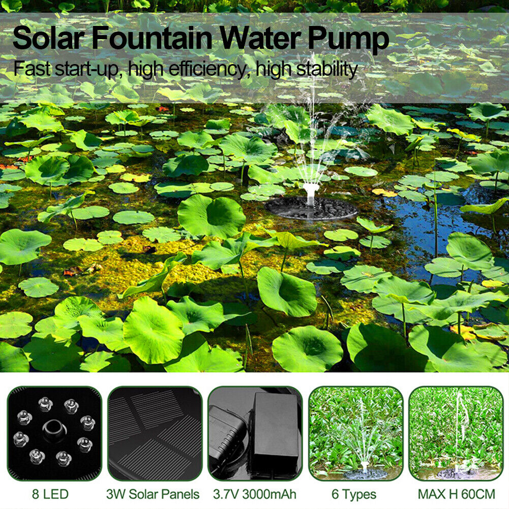 Solar Power Floating Water Pump  for Garden Outdoor