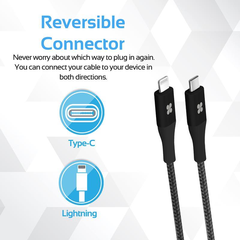 UniLink-LTC USB Type-C��� OTG Cable with Lightning Connector